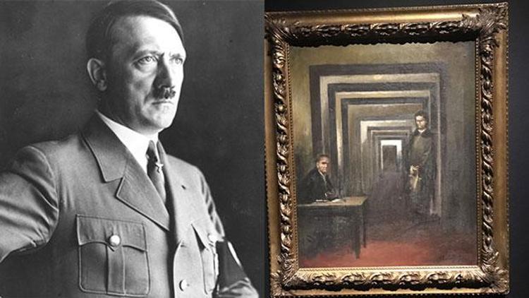 Hitlerin yaptığı bir tablo ilk kez sergilendi