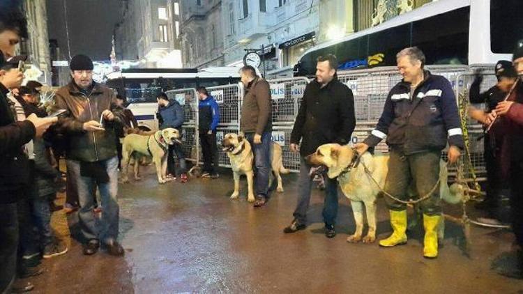 Konsolosluk önünde Kangallı protesto