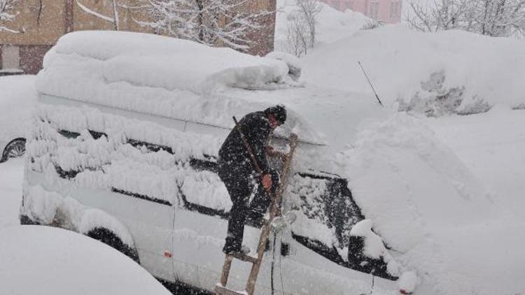Kar yağışı Bitlis’te etkili oldu