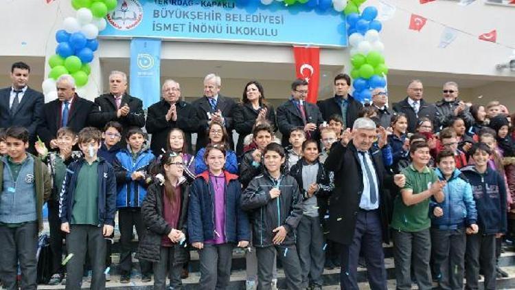 Tekirdağ Büyükşehir Belediyesi 3’ncü okulu tamamladı