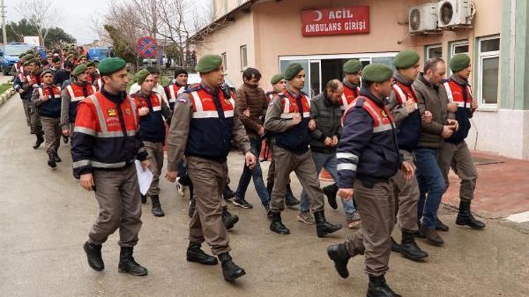 Edirne’de uyuşturucu ticaretine 24 tutuklama