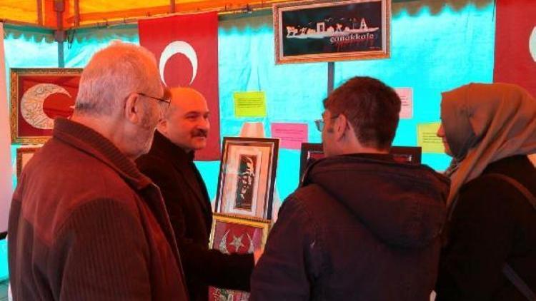 MHP Grup Başkanvekili Usta, Çanakkale sergisini gezdi