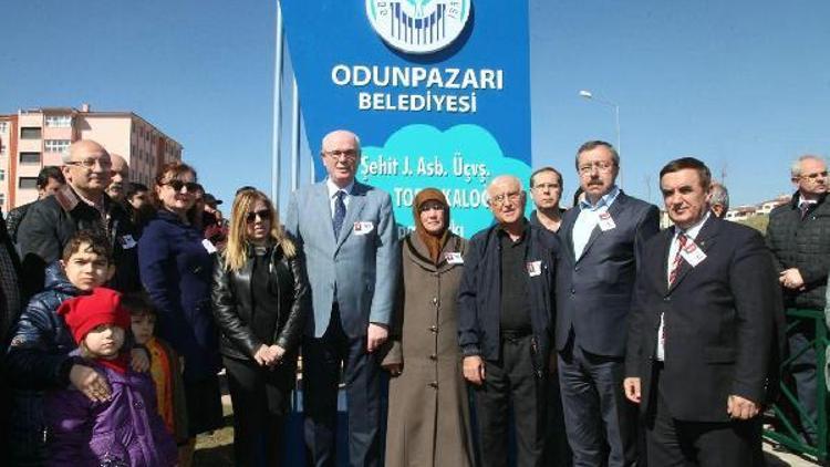 Şehit Astsubay Turgay Topsakaloğlu Spor Parkı açıldı
