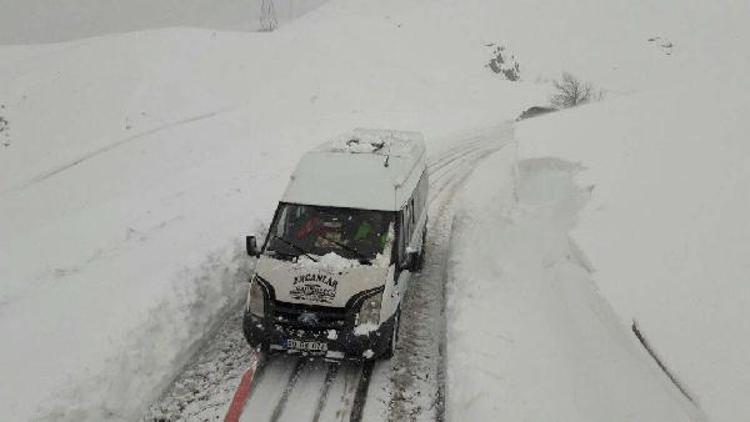 Van ve Hakkaride karın kapattığı yollar açılıyor