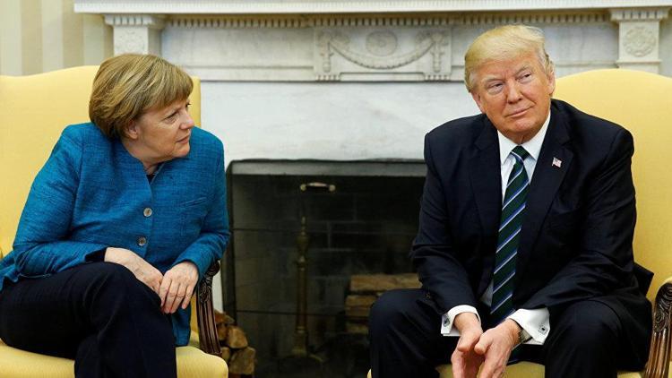 Trump, Merkelin elini niye sıkmadı Tek cümlelik açıklama...