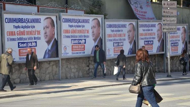 Denizli, Cumhurbaşkanı Erdoğana hazırlanıyor