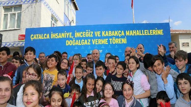 İBB Başkanı Topbaş Çatalcada: Bizim de yetkilerimiz arttırılırsa daha memnun oluruz