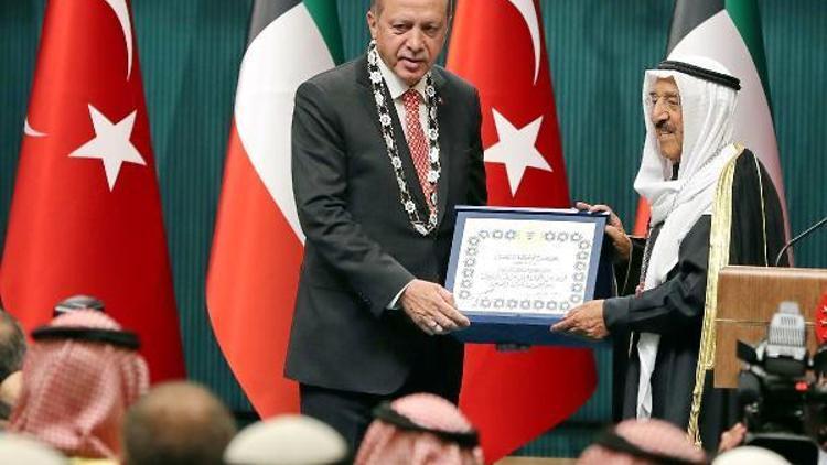 Cumhurbakanı Erdoğan, Kuveyt Emiri Al Sabahı resmi törenle karşıladı  (Fotoğraflar)