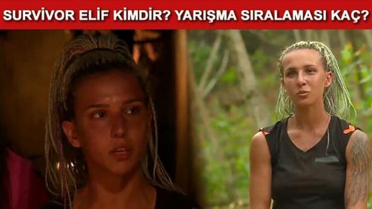 Survivor 2017 yarışmacısı Elif Şadoğlu kimdir Elif Şadoğlu diskalifiye mi olacak