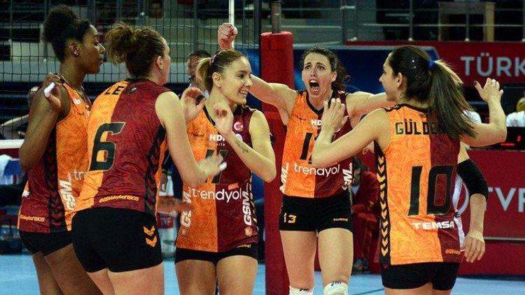 Galatasaray set vermedi: 3-0