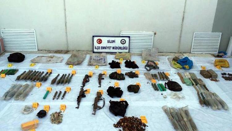 Silopide PKKnın silah ve mühimmatı bulundu