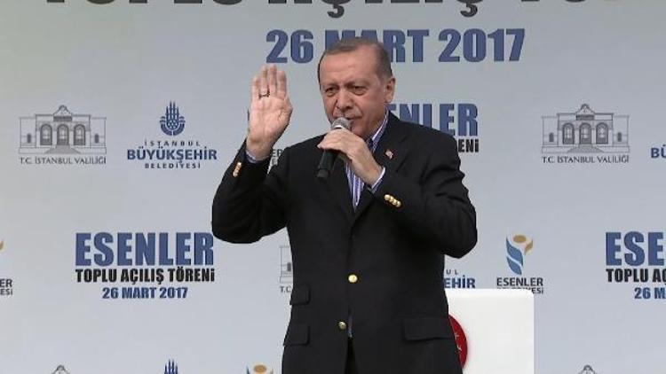 Fotoğraflar: Erdoğan Esenlerde konuştu: Ekmeden biçme dönemi 16 Nisandan sonra bitiyor