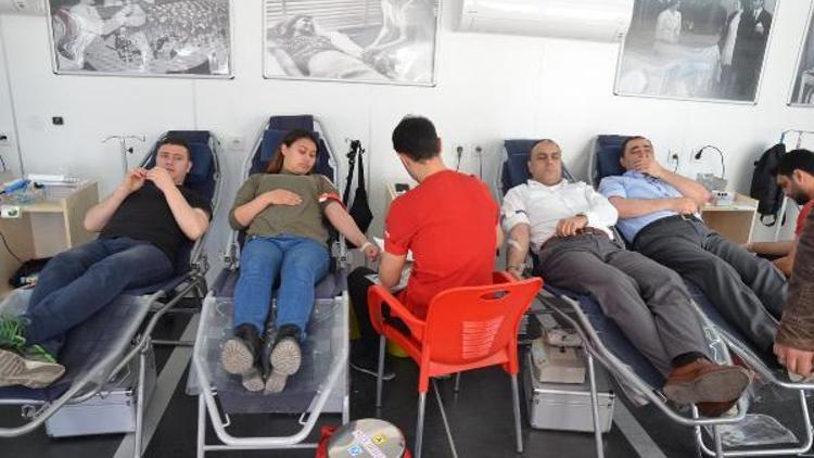Kırıkkale Üniversitesinde kan bağışı