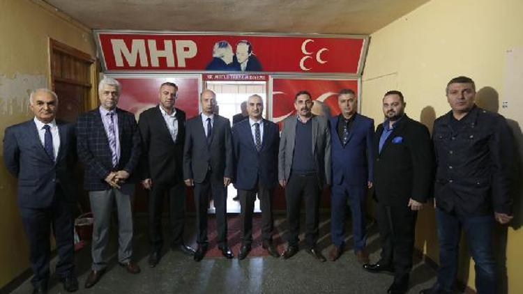 Başkan Aydından MHP ziyareti
