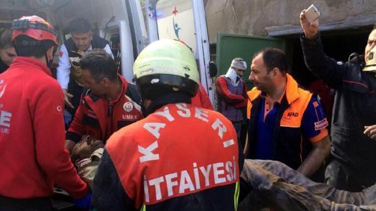 Kayseri’de göçük: 1 ölü, 2 yaralı-  ek fotoğraflar