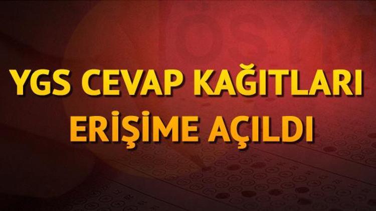 YGS cevap kağıdı görüntüleme işlemi ÖSYM tarafından erişime açıldı