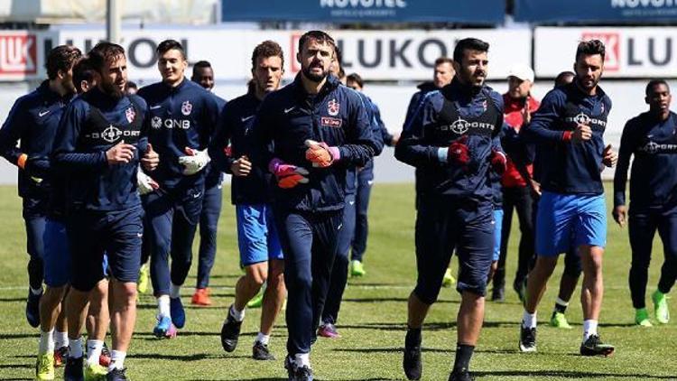Trabzonspor, Çaykur Rizespor hazırlıklarını sürdürdü