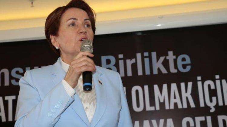 Akşener: Bu eylerin sebebi Suriyeden geri dönmenin ayak seslerini bastırmak için