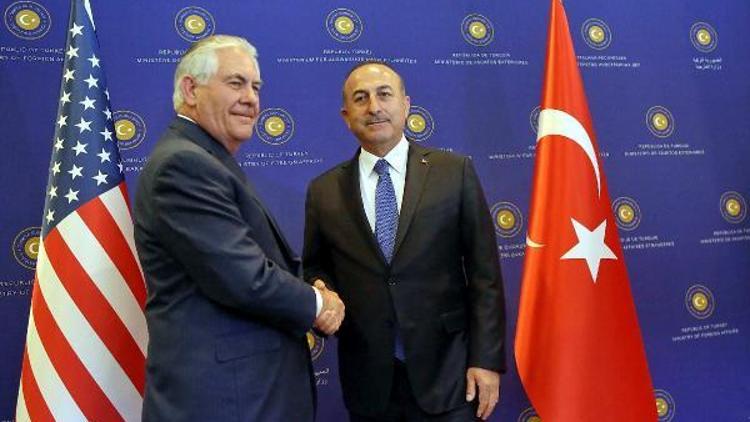 Dışişleri Bakanı Çavuşoğlu, ABDli mevkidaşı Tillerson ile görüştü