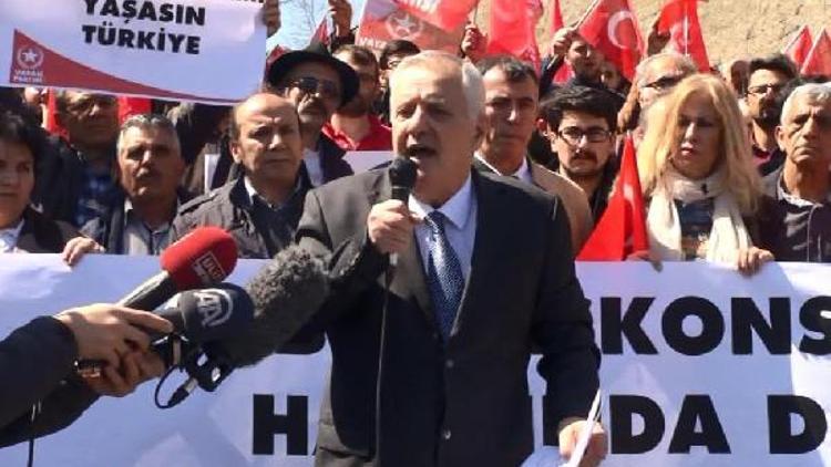 ABD Başkonsolosluğu önünde Adil Öksüz protestosu