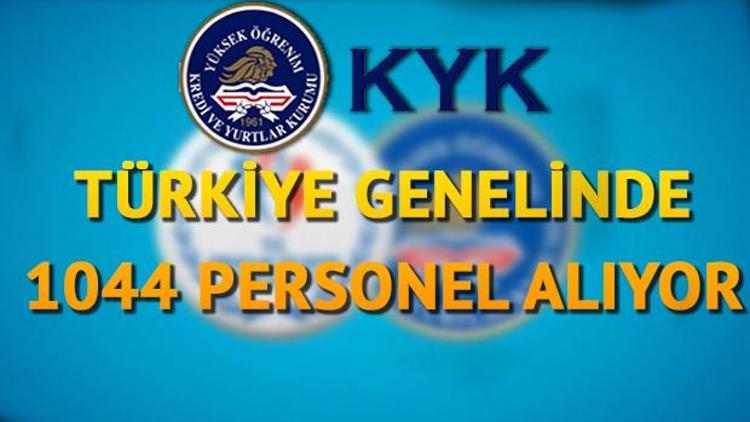 KYK sözleşmeli personel alımı yapıyor Başvuru nasıl yapılır