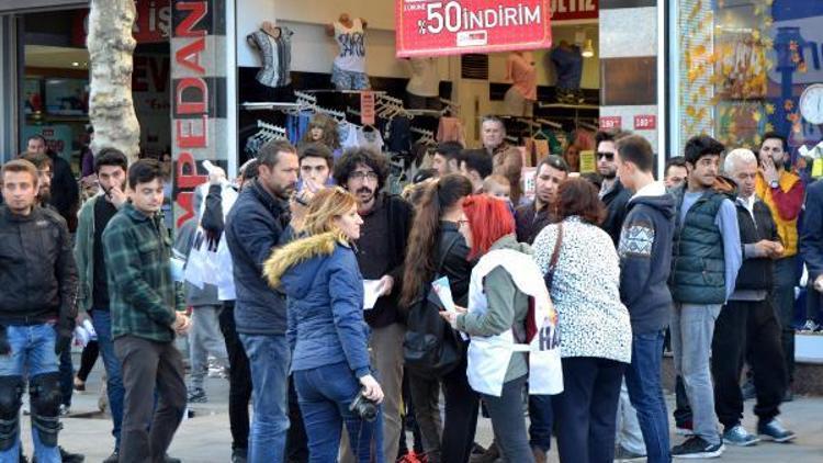 Çorluda Ak Partililer ile HDPliler arasında tartışma