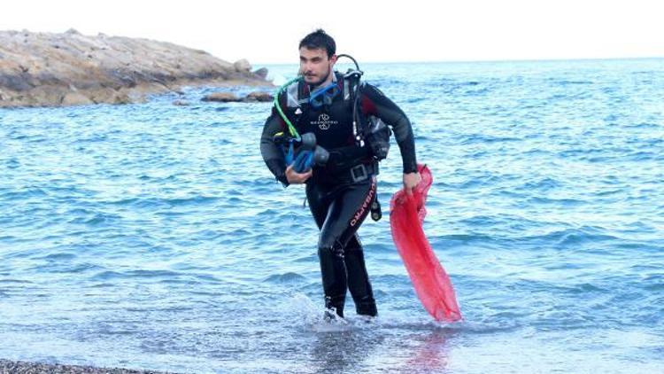 Önce eğitim sonra deniz temizliği