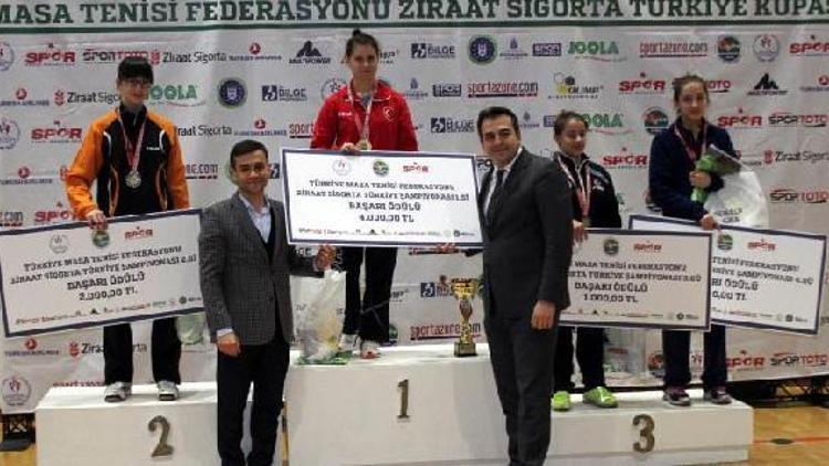 Kocasinanlı sporcu, masa tenisinde Türkiye ikincisi oldu