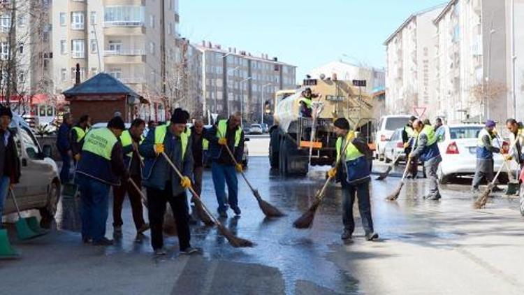 Palandöken belediyesinden bahar temizliği