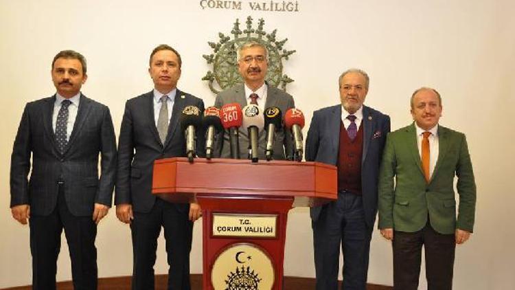 Çorum Valisi Kılıç: Çorum, Pazartesi günü  tarihi bir gün yaşayacak