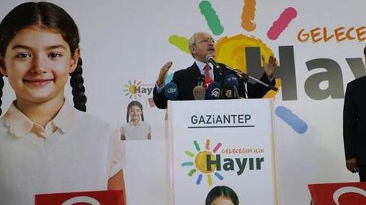 CHP Genel Başkanı Kılıçdaroğlu, Gaziantepte konuştu