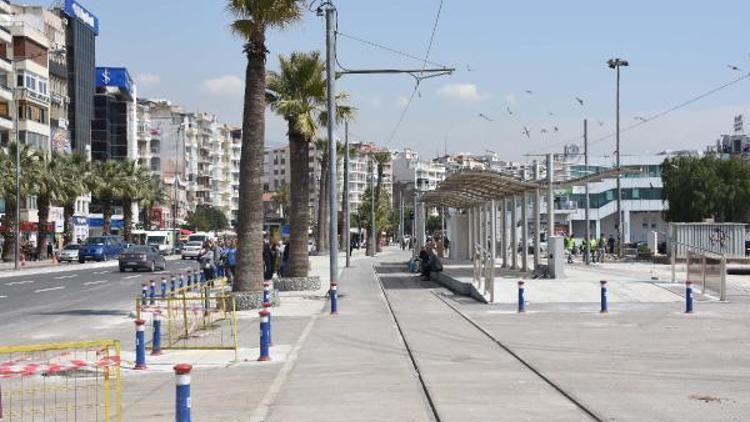 Karşıyakada tramvaylı ulaşım haftaya başlıyor