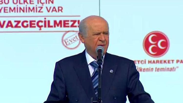 MHP lideri Bahçeli: Sınırlar değişiyor, Türkiye asıl hedeftir