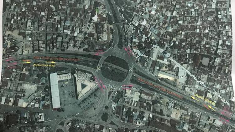 Kent Meydanı’nda trafik düzenlemesi