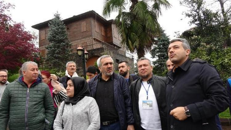 80 ilden gelen yerel gazeteciler Cumhurbaşkanı Erdoğanın evini ziyaret etti
