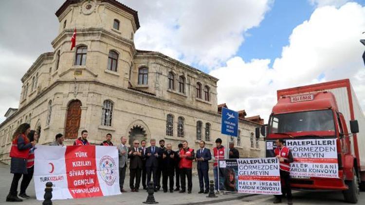 Kızılaydan İdlibe yardım konvoyu