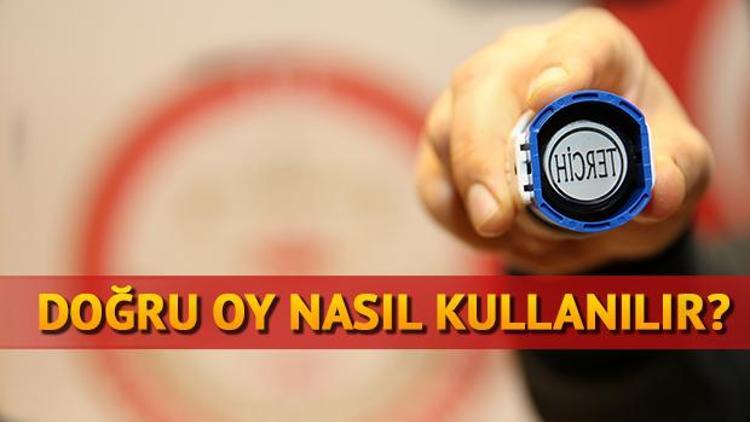 YSK, Doğru oy kullanma işlemi nasıl yapılır konusunu açıkladı