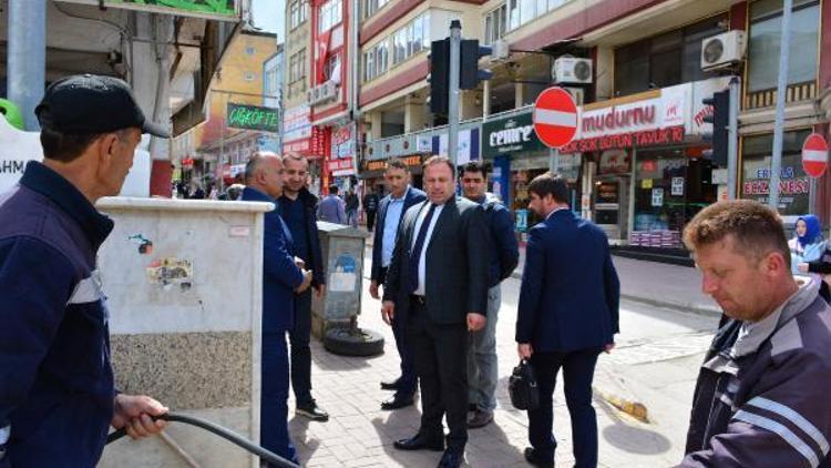 Erbaa Belediye Başkanı Yıldırım çalışmaları yerinde inceledi