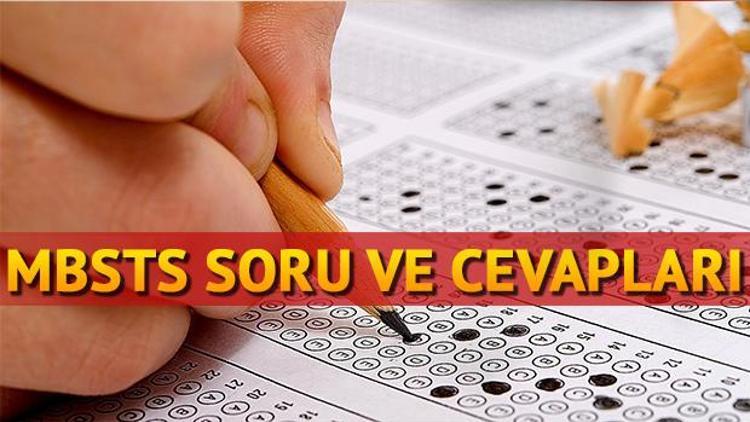 MBSTS soru ve cevapları ÖSYM üzerinden yayımlandı