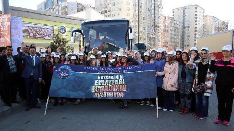 Kayseride belediye Çanakkale gezilerini başlattı