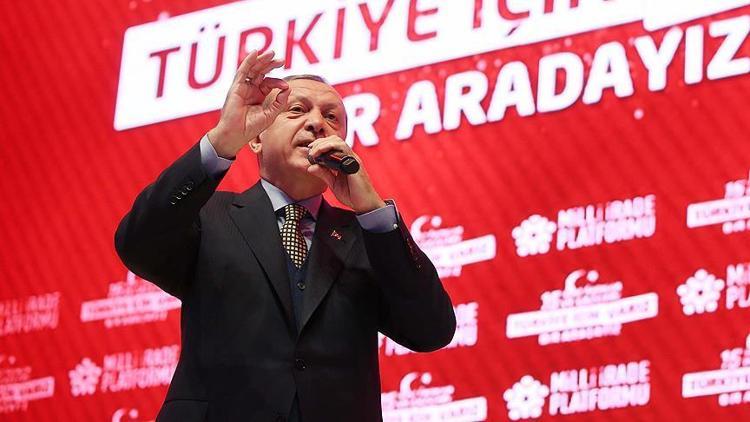 Cumhurbaşkanı Erdoğan: Asıl kavgayı perde gerisindeki güçlerle veriyoruz