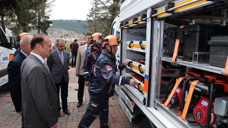 AFAD kurtarma araçları tanıtıldı