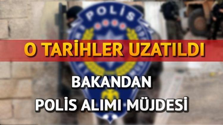 Polis alımı başvuru süresi uzatıldı - Polis alımı başvurusu için son gün...