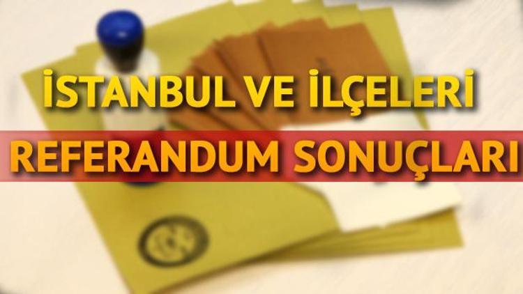 İstanbul ilçeleri referandum sonuçları açıklandı | İstanbul referandum sonuçlarında hangi sonuçlar çıktı