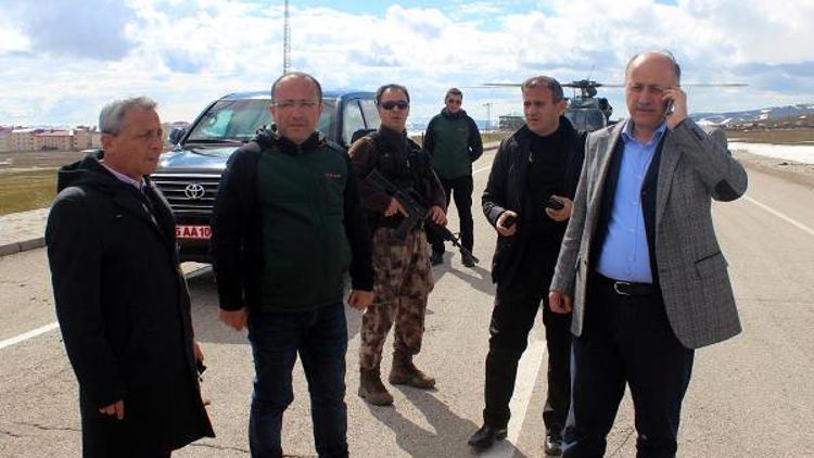 Vali Azizoğlundan helikopterli seçim teftişi