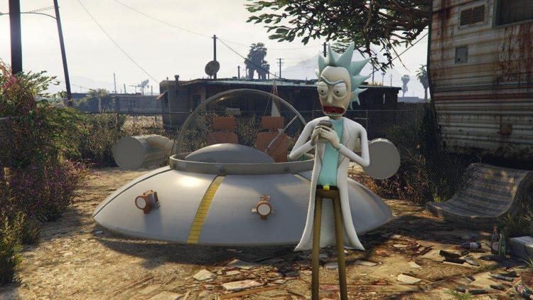 GTA Ve Rick and Morty modu