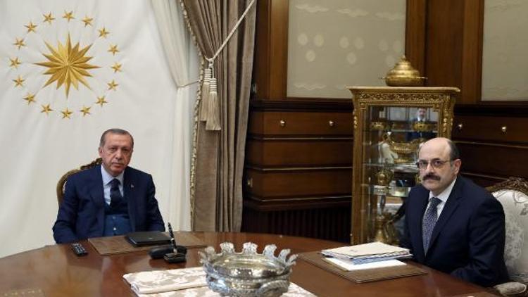 Cumhurbaşkanı Erdoğan, YÖK Başkanı Saraçı kabul etti