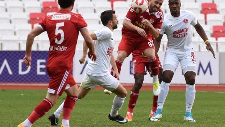 Sivasspor-Ümraniyespor: 0-0