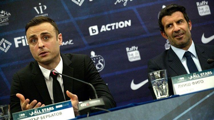 Berbatov ile Figo, yardım maçına çıkıyor