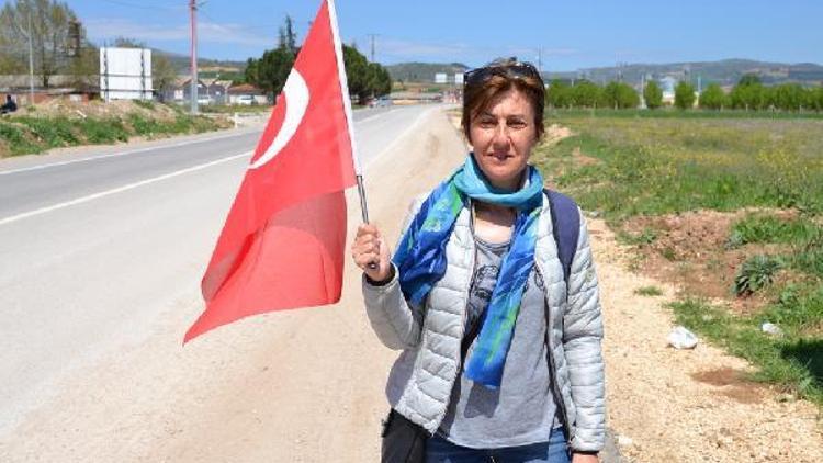 Referandumun iptali için istifa edip Ankara’ya yürüyen doktor Bursada